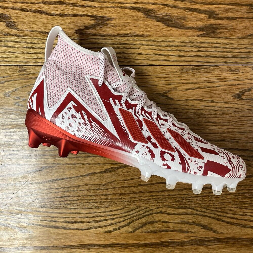 Adidas Freak 23 7V7 SMU Football Cleats White Red HP2441 Men’s Size 14